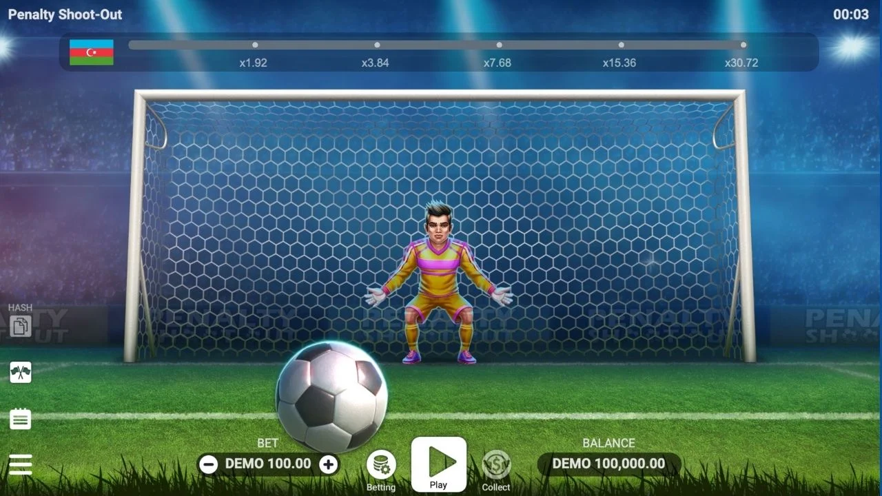 Penalty Shoot-out oyun ekranı